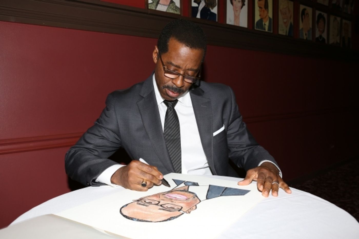 Photo Coverage: Sardi's Unveils Caricature of LUCKY GUY's Courtney B. Vance  Image