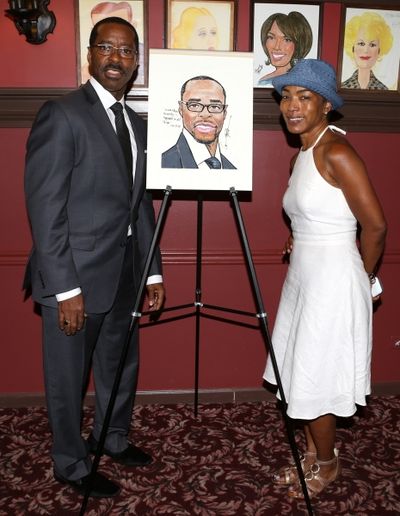 Courtney B. Vance & wife Angela Bassett  Photo