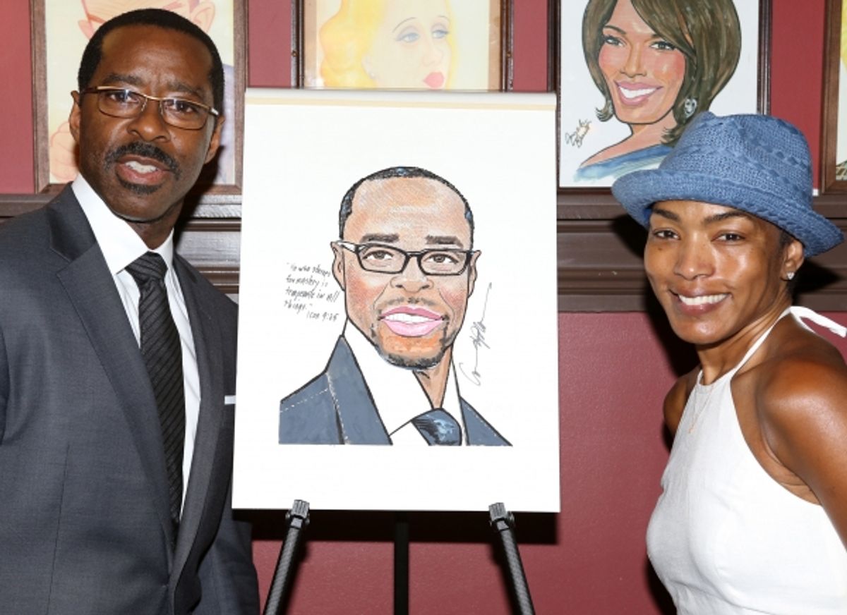 Courtney B. Vance & wife Angela Bassett  at 