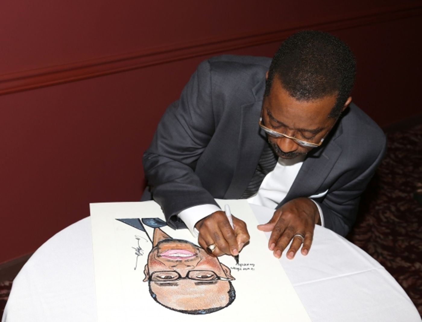 Photo Coverage: Sardi's Unveils Caricature of LUCKY GUY's Courtney B. Vance  Image