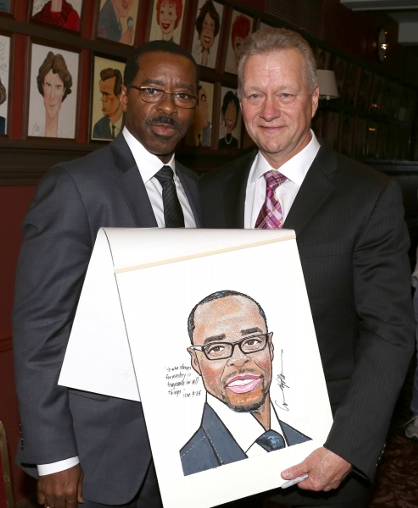 Photo Coverage: Sardi's Unveils Caricature of LUCKY GUY's Courtney B. Vance  Image