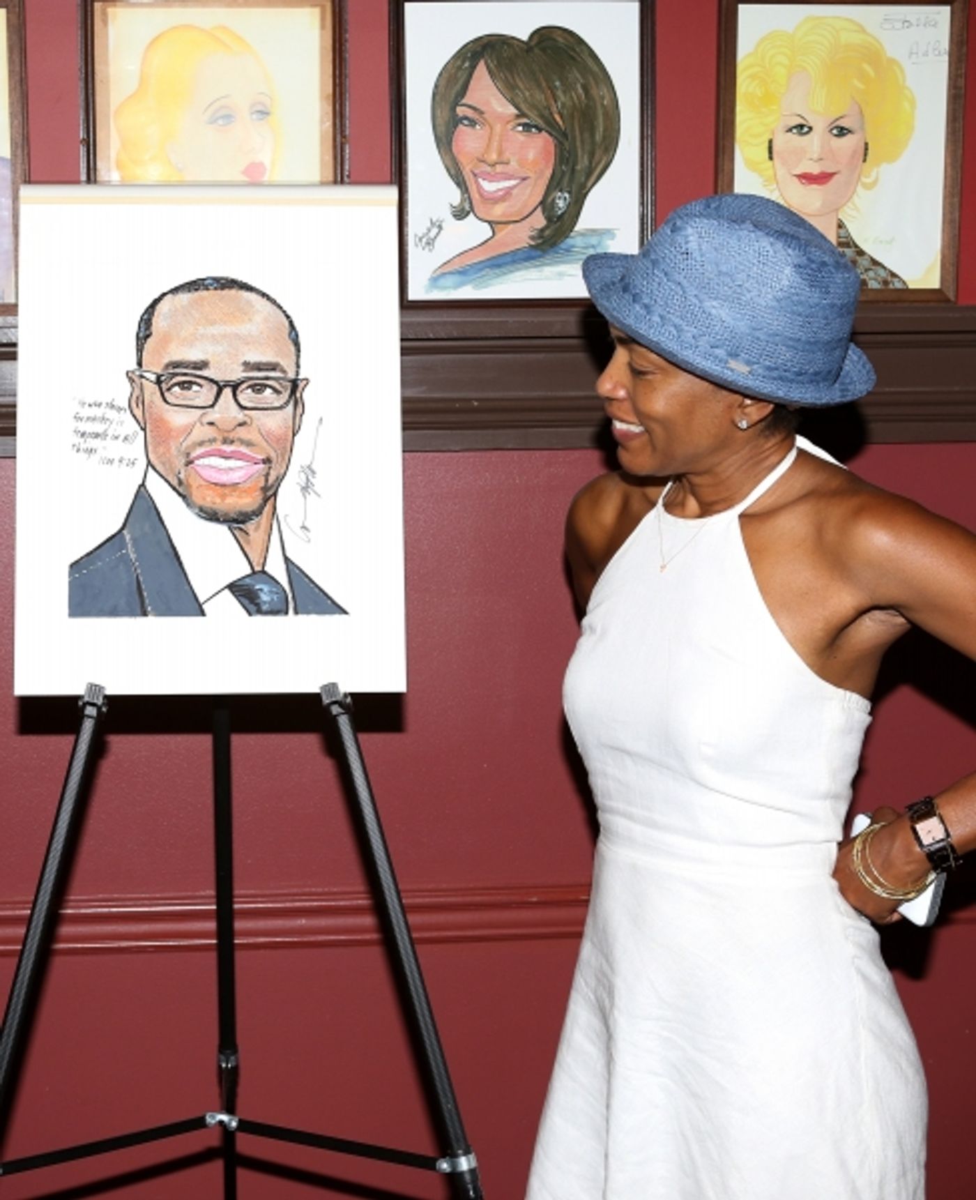 Photo Coverage: Sardi's Unveils Caricature of LUCKY GUY's Courtney B. Vance  Image