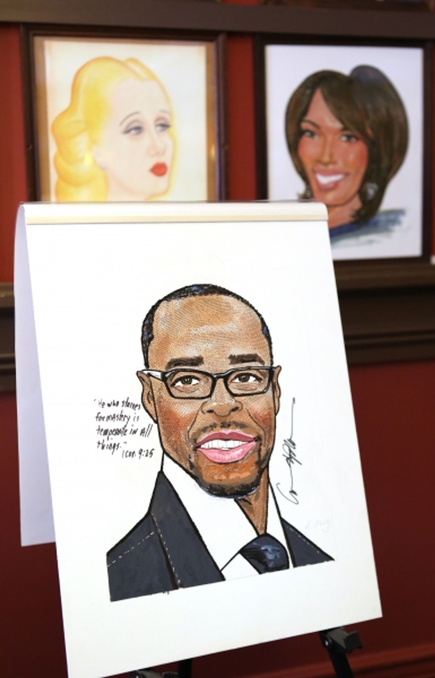 Photo Coverage: Sardi's Unveils Caricature of LUCKY GUY's Courtney B. Vance  Image