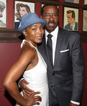 Courtney B. Vance with wife Angela Bassett @ BroadwayWorld Courtney B. Vance with wife Angela Bassett Photo
