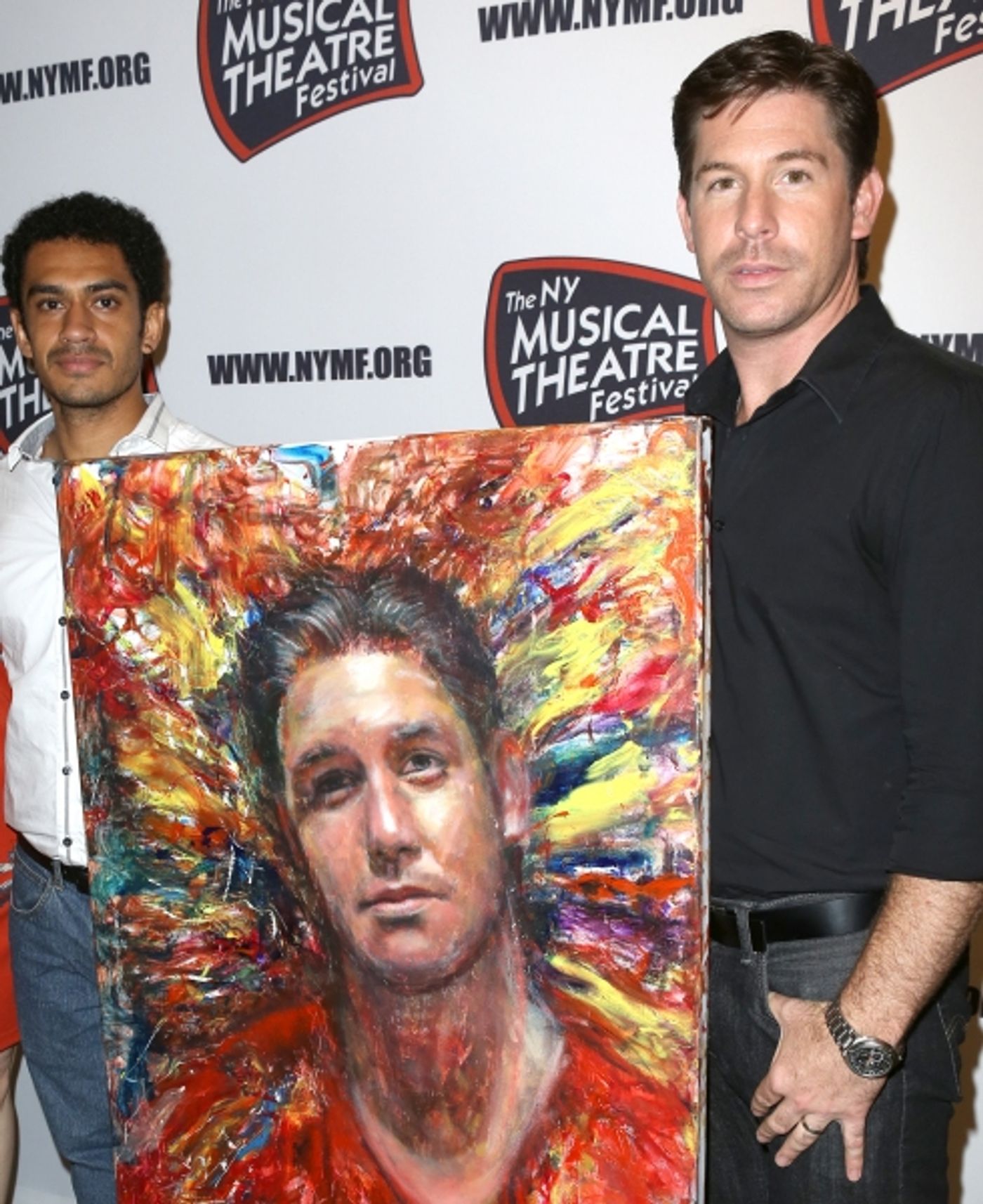 Photo Coverage: Chad Kimball, Malcolm Gets & NYMF Casts Meet the Press! Image