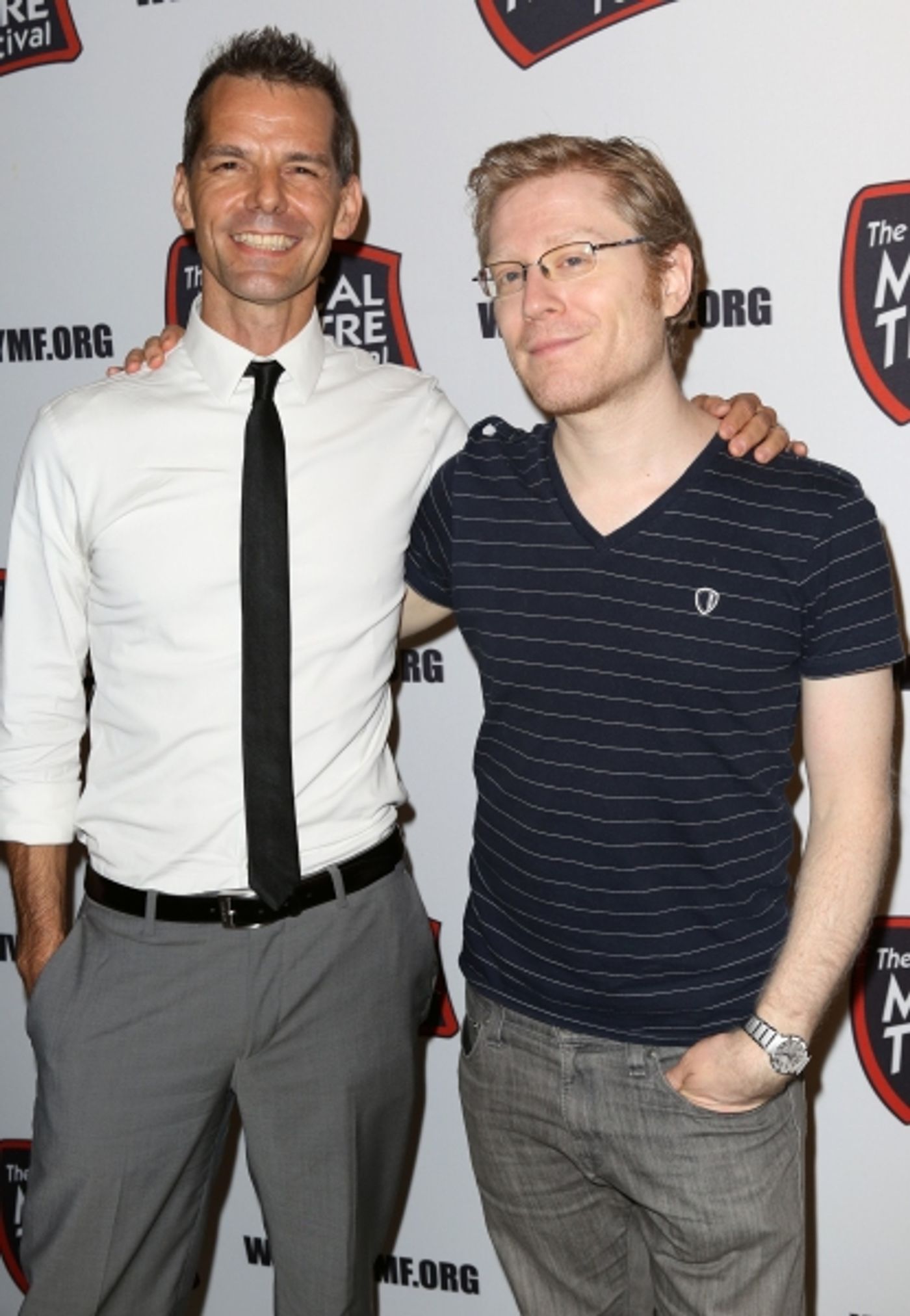 Photo Coverage: Chad Kimball, Malcolm Gets & NYMF Casts Meet the Press! Image