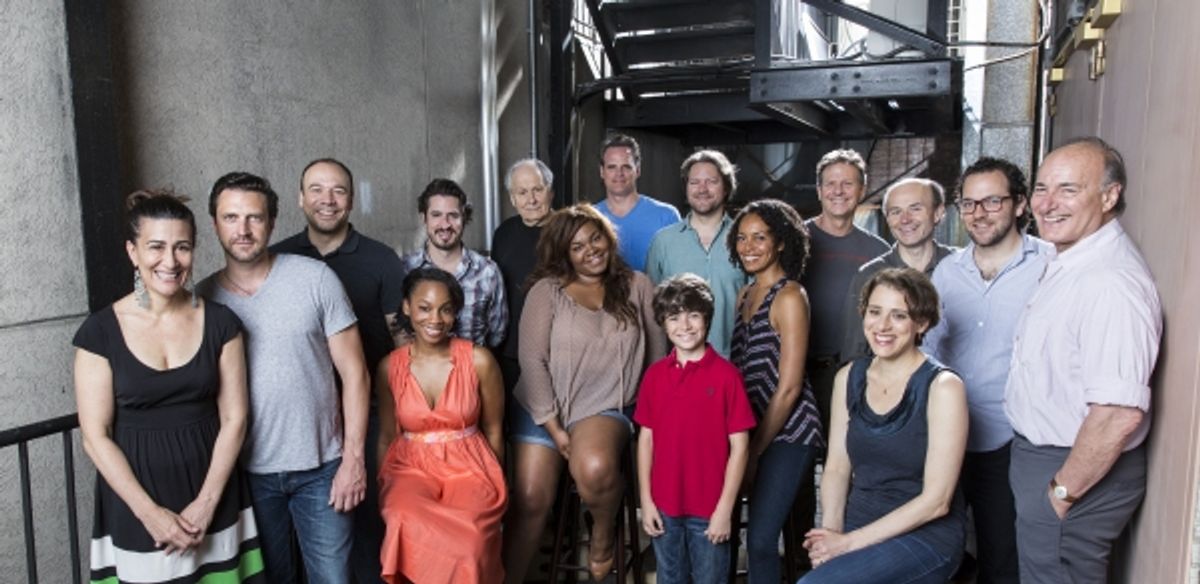David Margulies, Michael Park, Robert Petkoff, Martin Moran, Henry Stram, Sam Gold, Matthew SaldiÂ­var, Da'Vine Joy Randolph, Aidan Gemme, Eisa Davis, Jeanine Tesori, Raul Esparza, Danny Burstein, Anika Noni Rose, Judy Kuhn, Peter Friedman at 