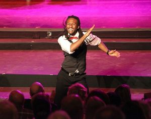 Marc McDonnough performs at the  the Five Towns College Concert and  Naming Dedicatio Photo