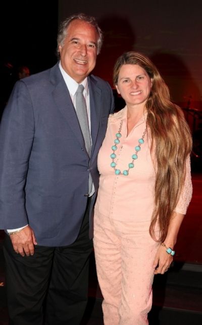 Broadway producers Stewart F. Lane and Bonnie Comley attend the  the Five Towns Colle Photo