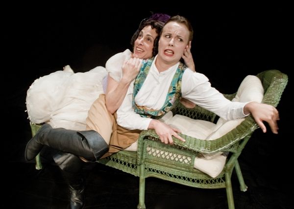 April Wolfe and Helen Harvester Photo