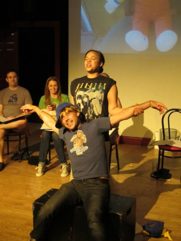 Lexi Rhoades and Ryan Duncan as Buddies Photo