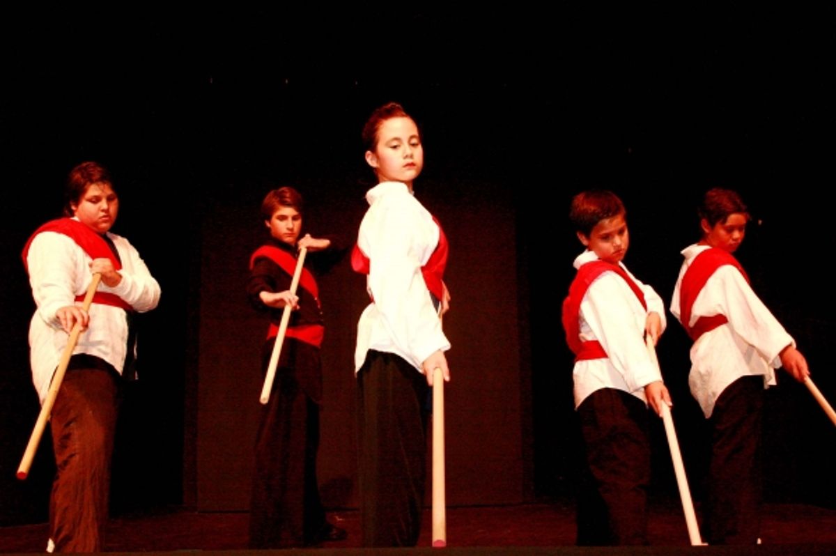 Gus Graham, Jesse Graham, Lexie Collins, Elijah Graham and Daniel Brackett at 