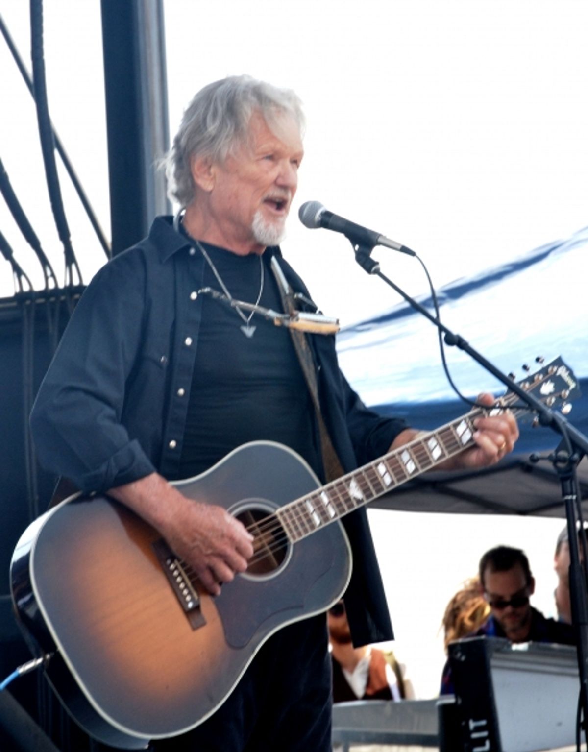 Kris Kristofferson at Willie Nelson's Picnic. Credit: Marco Airaghi at 