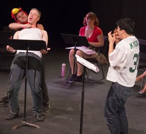 Jeff Orton, Greg Allen, Lindsey Larson and Michael Feldman Photo