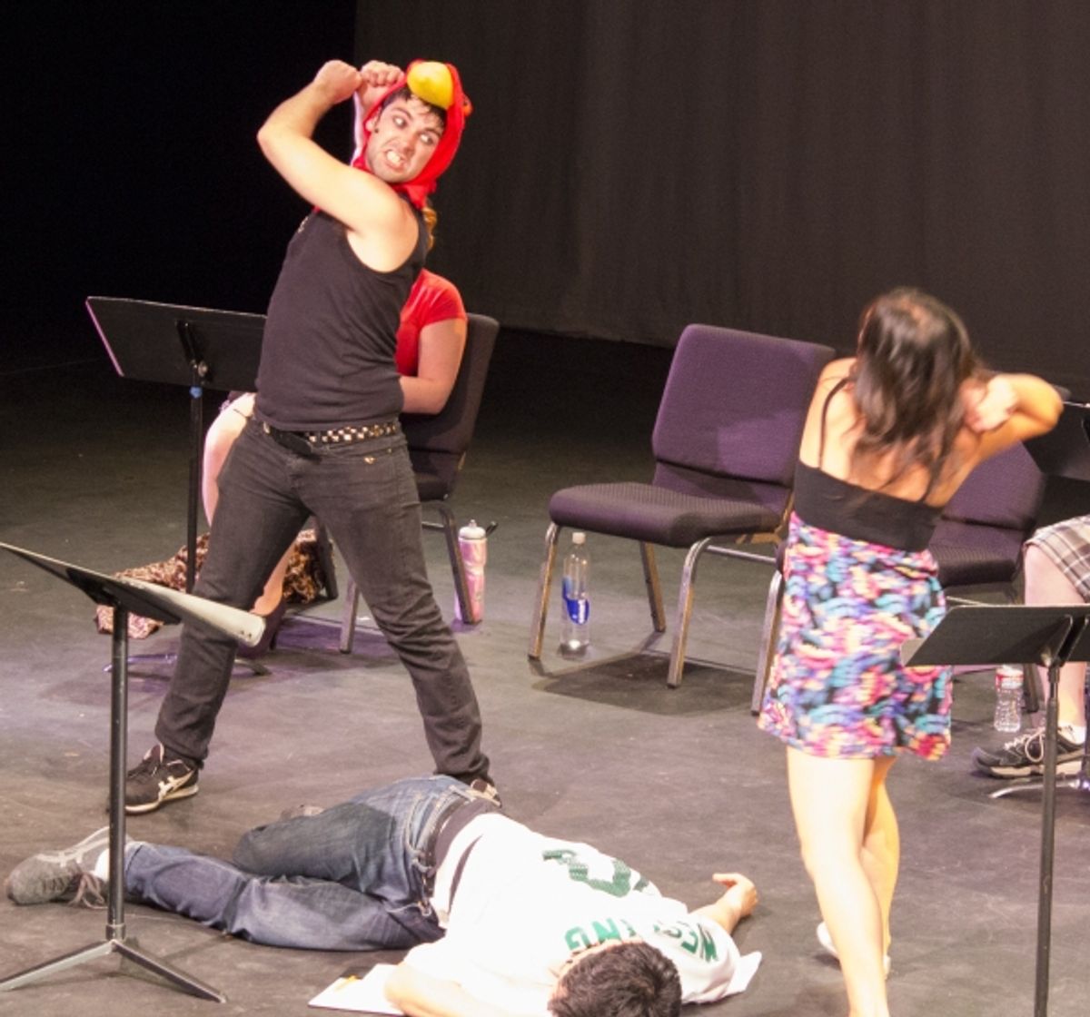 Jeff Orton, Michael Feldman and Diana Huey at 