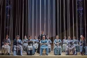 Deborah Nansteel as Mary (center) with the chorus @ BroadwayWorld Deborah Nansteel as Mary (center) with the chorus Photo