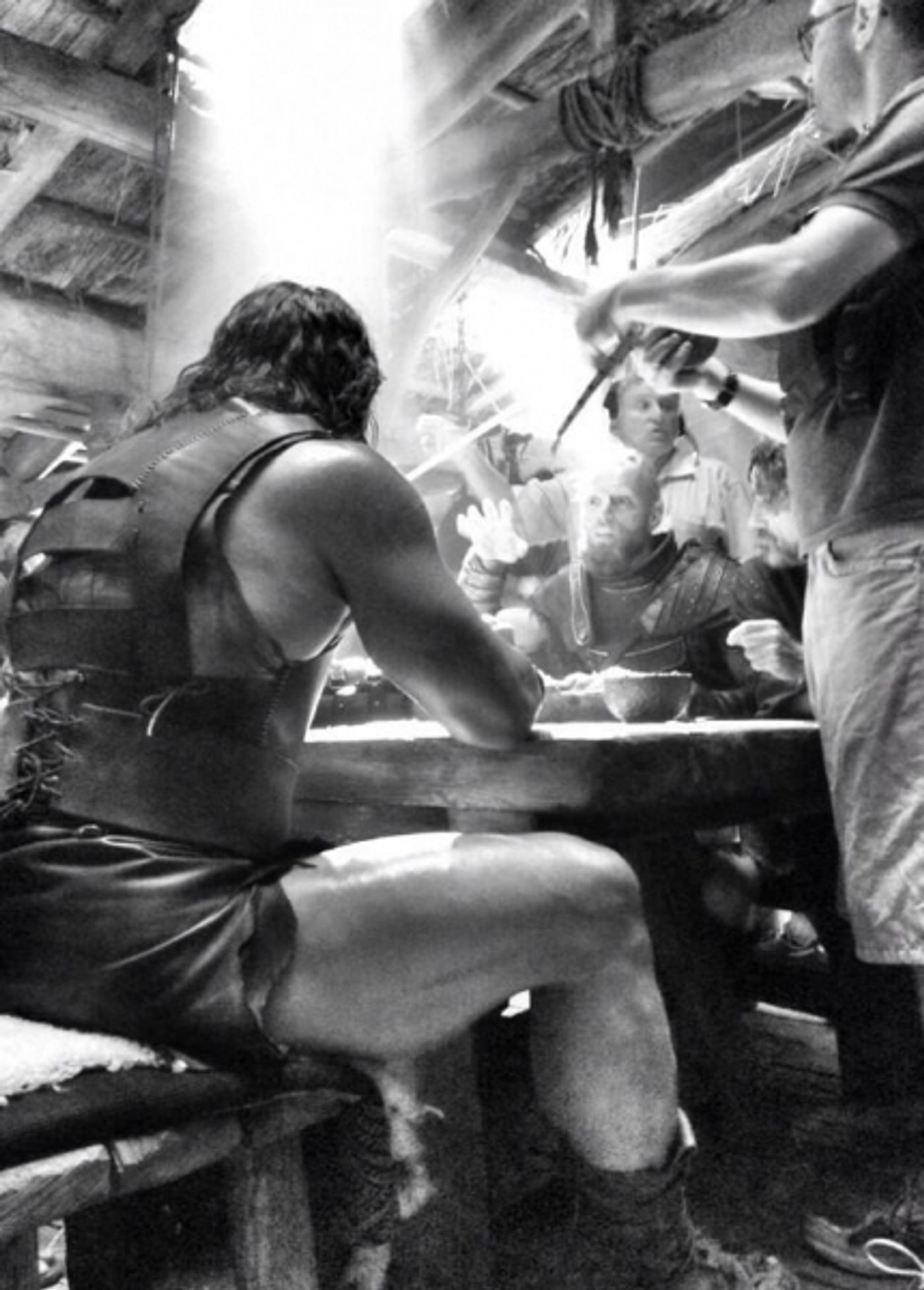 Photo Flash: Dwayne Johnson Tweets from HERCULES Set  Image