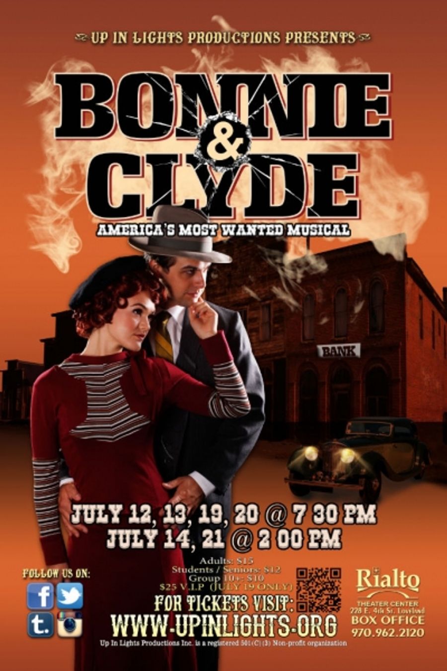 Photo Flash: First Look at Michael Schluter and Noelle Pedersen in BONNIE AND CLYDE Image