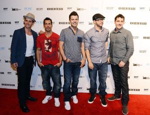 New Kids On The Block: Joey McIntyre, Danny Wood, Jordan Knight, Donnie Wahlberg and  Photo