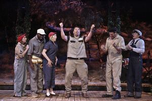The Athenian tradesmen (Marcella Letz Pope, Desean Terry, Jenna Johnson, Michael Manu Photo