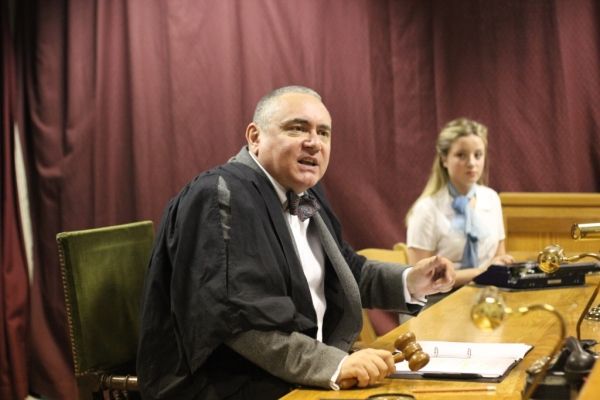 Patrick Lannigan (Judge Weaver) and Abigail Jessup Photo