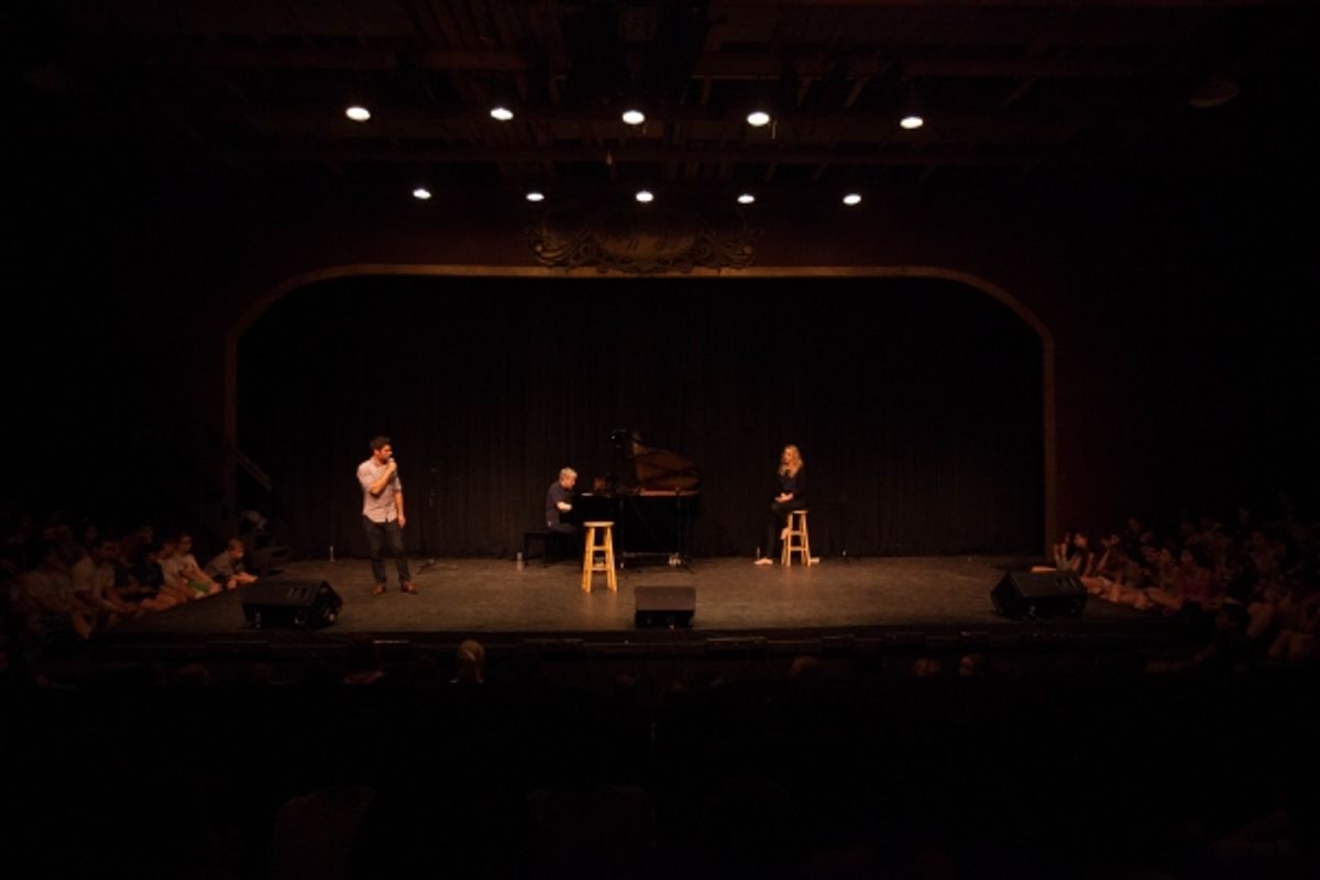 Betsy Wolfe and Adam Kantor
 at 