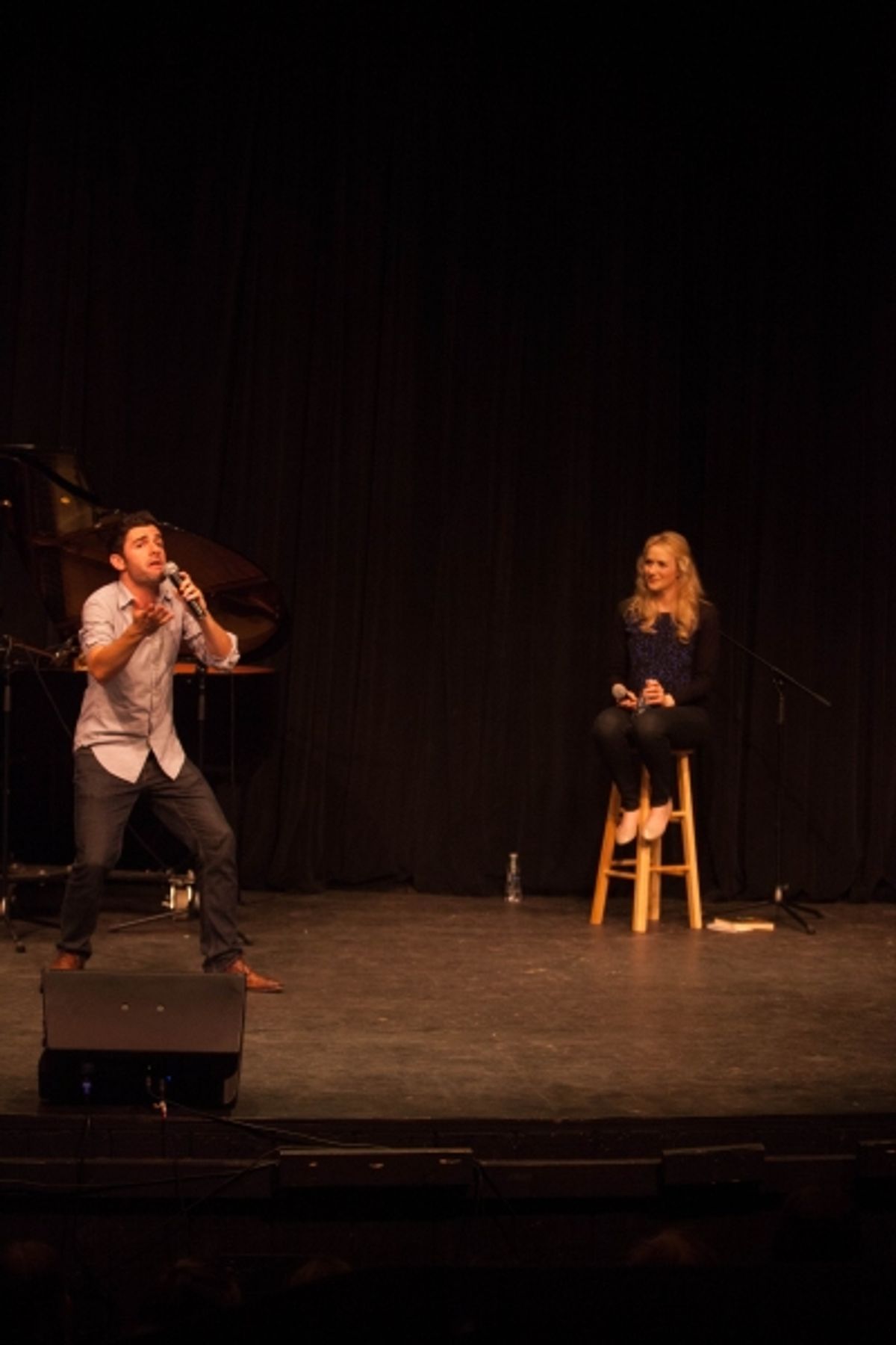 Betsy Wolfe and Adam Kantor
 at 