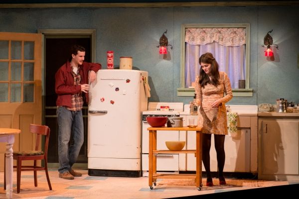 Meg Magrath (Sarah Paton) reunited with her old flame, Doc Porter (Evan Thompson), in Photo