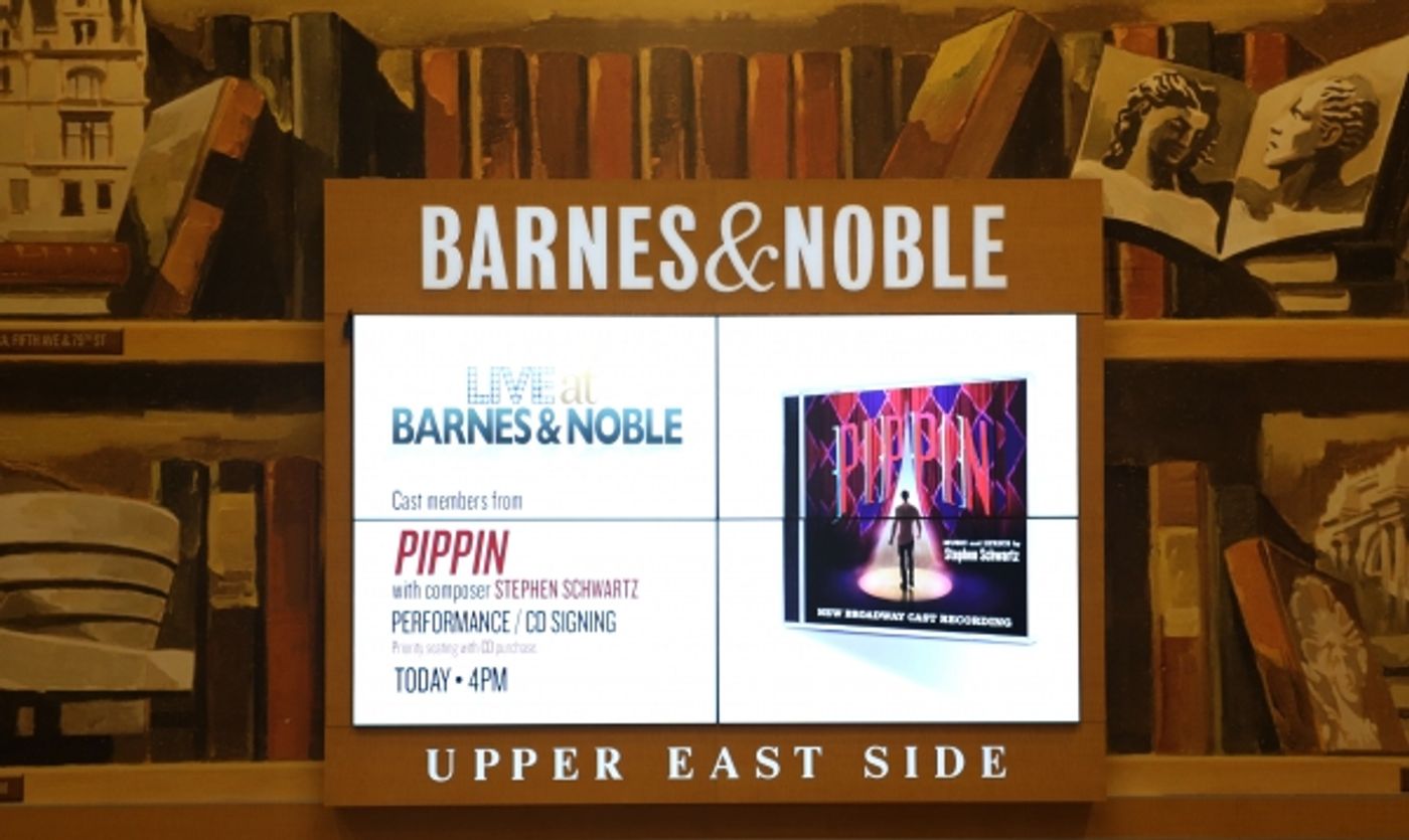 Photo Coverage: PIPPIN's Matthew James Thomas, Rachel Bay Jones & Patina Miller Perform at Barnes & Noble!  Image