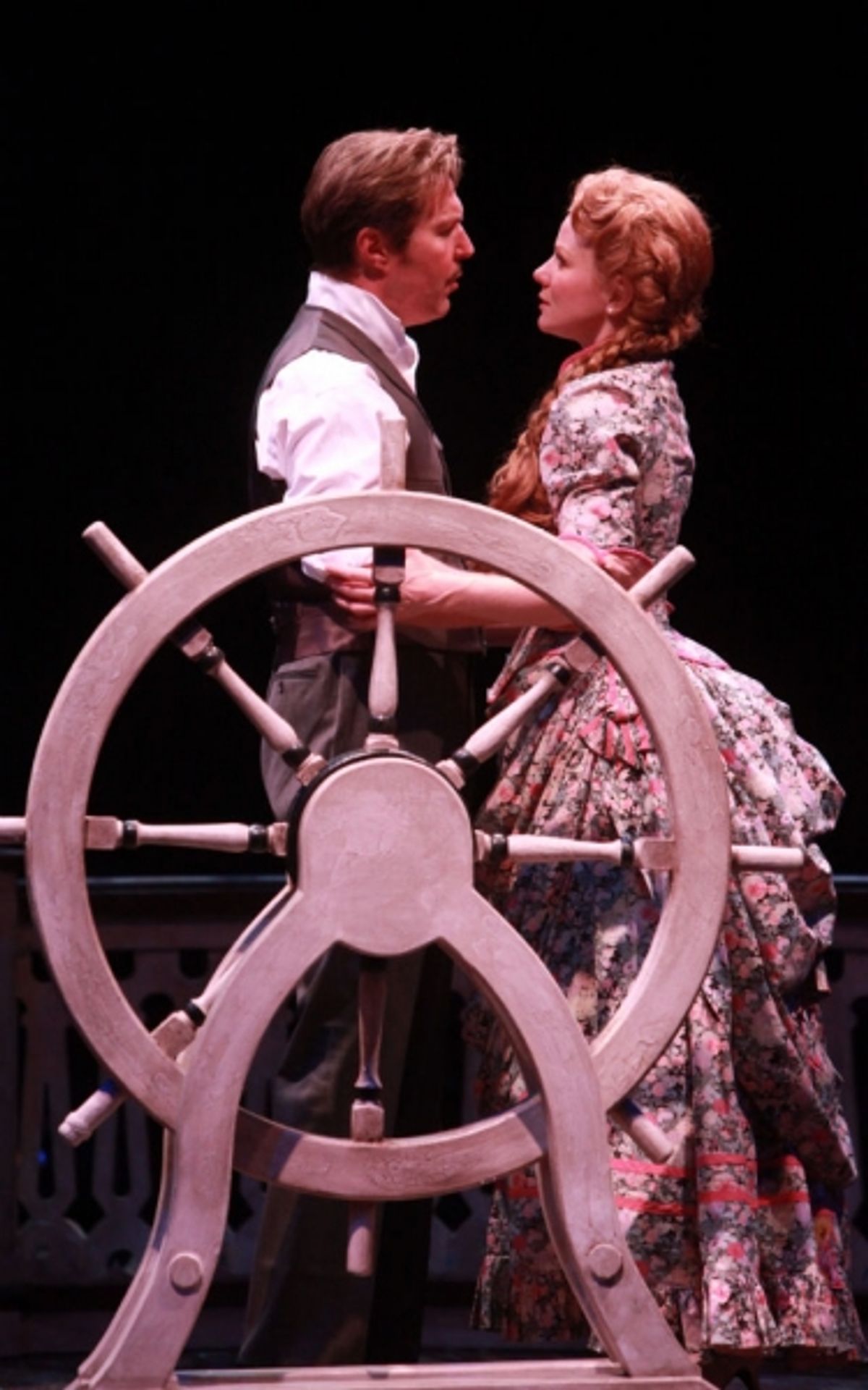 Ron Bohmer (Ravenal) and Jennifer Hope Wills (Magnolia) at 