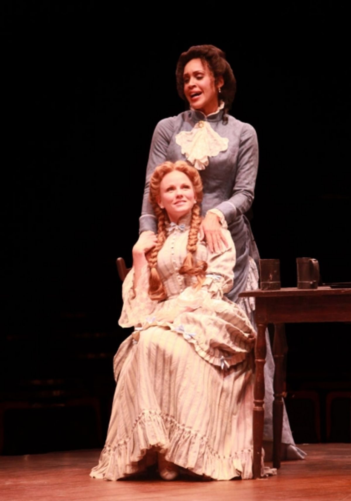 Nikki Crawford (Julie) and Jennifer Hope Wills (Magnolia) at 