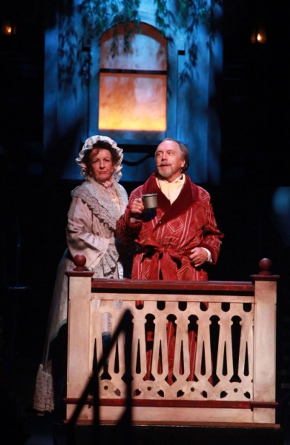 Audrie Neenan (Parthy) and George Lee Andrews (CapÃ¢â‚¬â„¢n Andy) at 