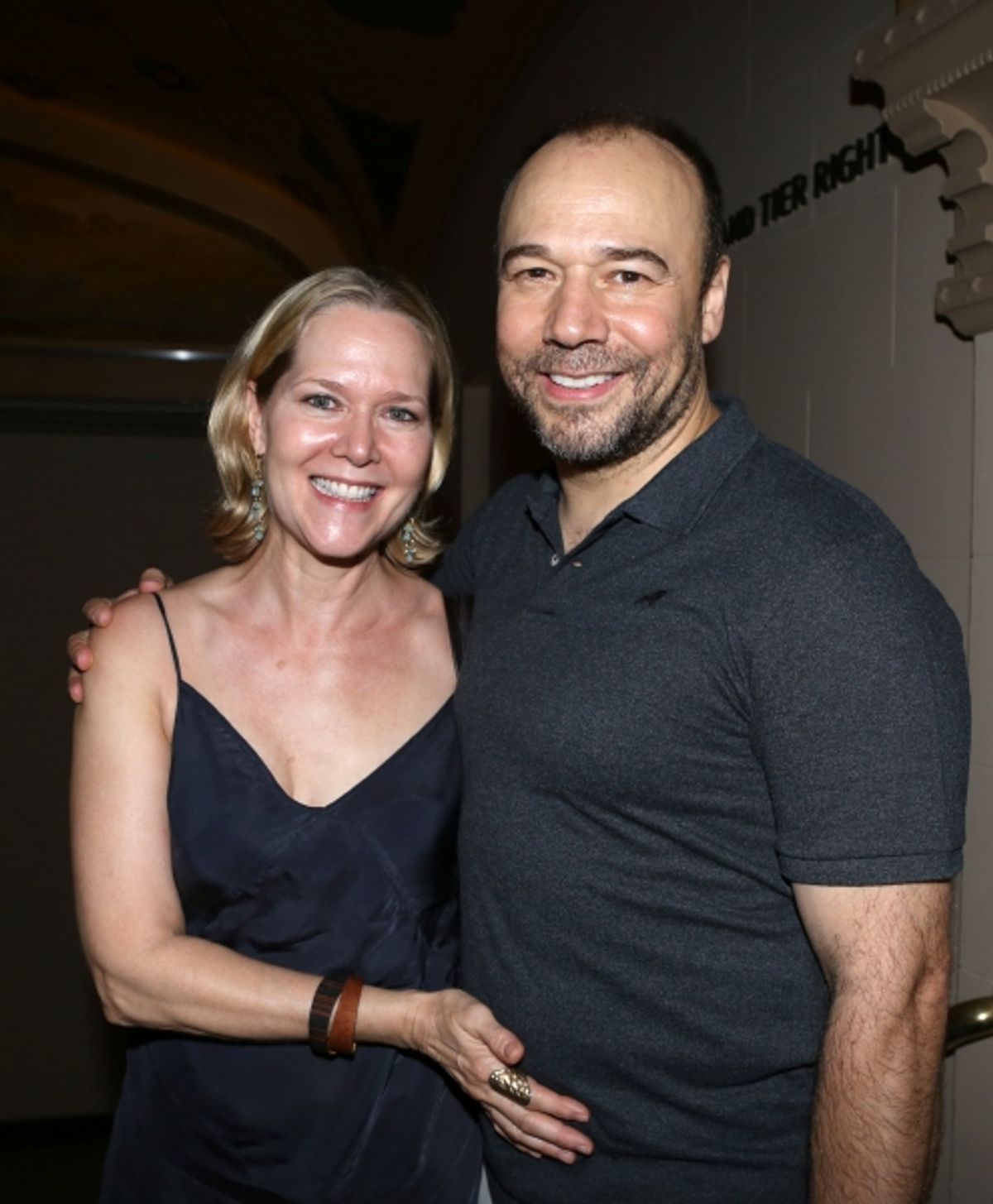 Rebecca Luker and Danny Burstein  at 