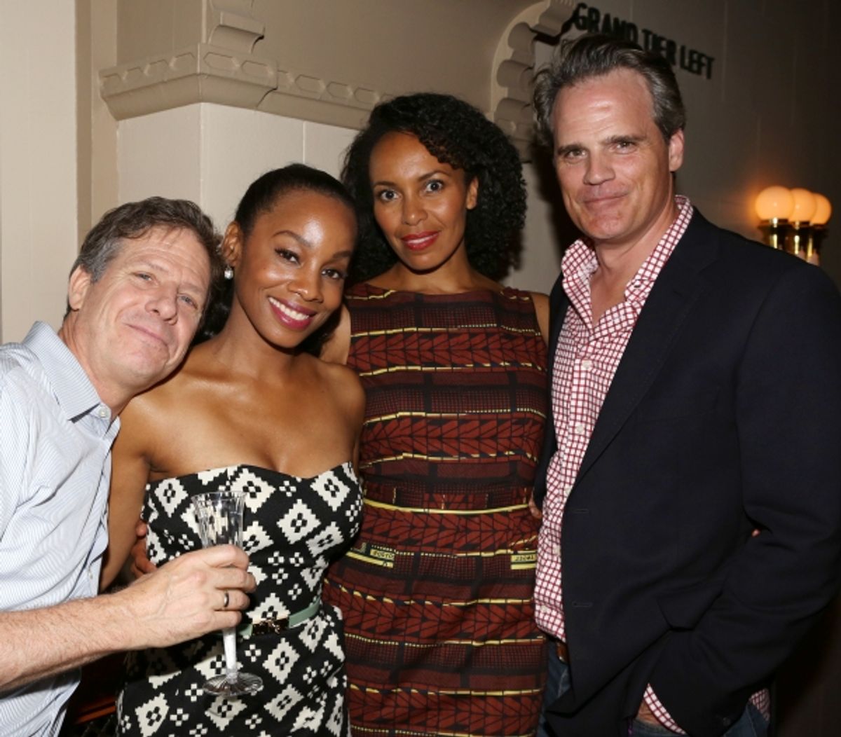 Martin Moran, Anika Noni Rose, Eisa Davis and Michael Park at 