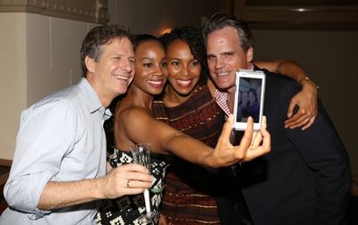 Martin Moran, Anika Noni Rose, Eisa Davis and Michael Park Photo