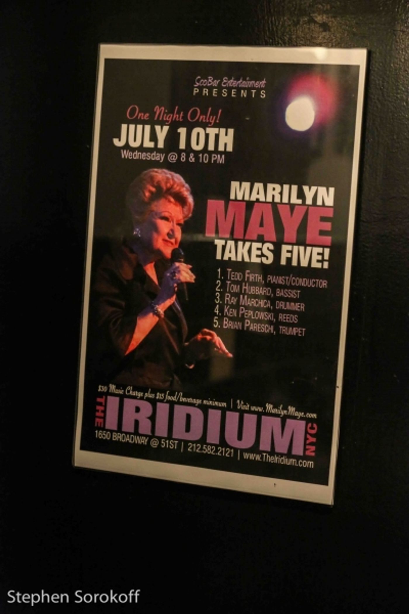 Photo Coverage: Marilyn Maye Brings TAKE FIVE to the Iridium  Image