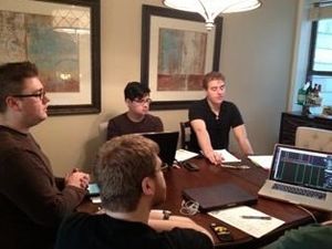 Fernando Alvarez, stage manager, Garvin Jellison Production Manager, Kyle Trent Director, Dan Friedman, Lighting Designer @ BroadwayWorld Fernando Alvarez, stage manager, Garvin Jellison Production Manager, Kyle Trent Direc Photo