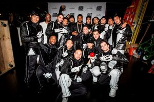 Usher with the Jabbawockeez (Photo Credit: Joshua Jose) Photo