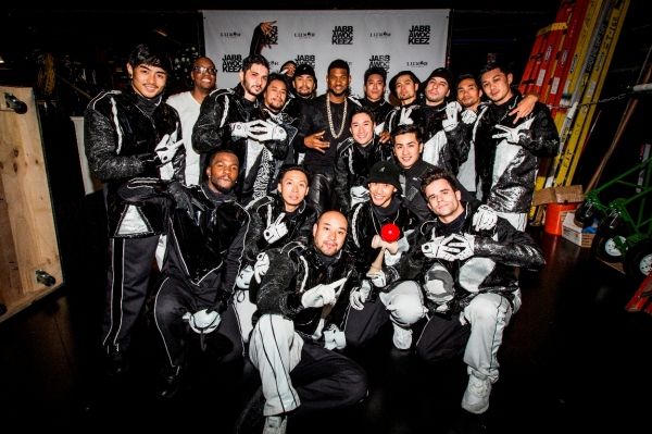 Usher with the Jabbawockeez (Photo Credit: Joshua Jose) Photo