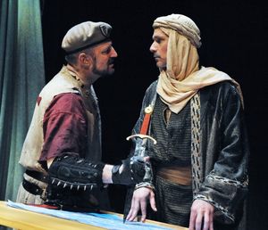 Steven Dykes as Batter and Quentin MarÃ�'Â© as Krak Photo