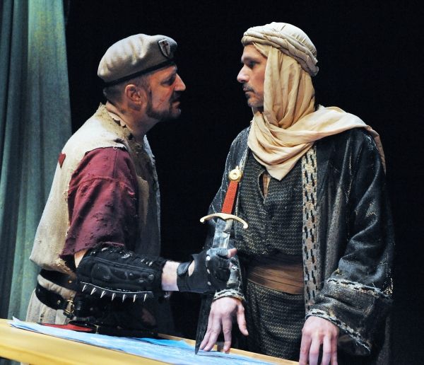 Steven Dykes as Batter and Quentin MarÃƒÂ© as Krak Photo