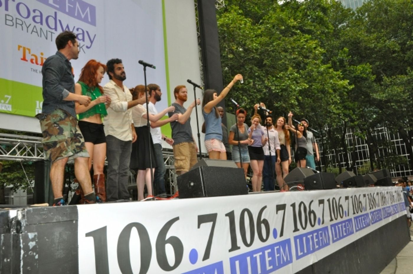 Photo Coverage: Casts of PIPPIN, CINDERELLA & More Perform at First Broadway in Bryant Park of 2013! Image