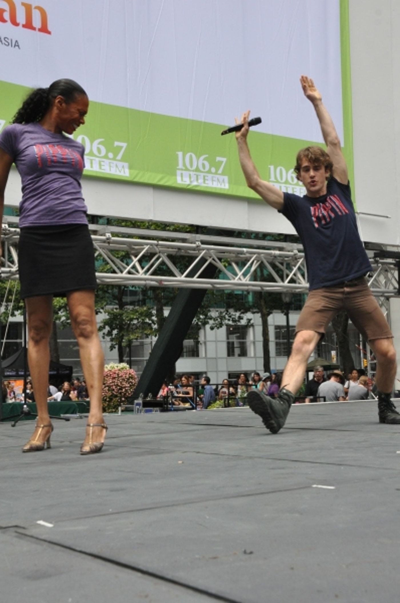 Photo Coverage: Casts of PIPPIN, CINDERELLA & More Perform at First Broadway in Bryant Park of 2013! Image