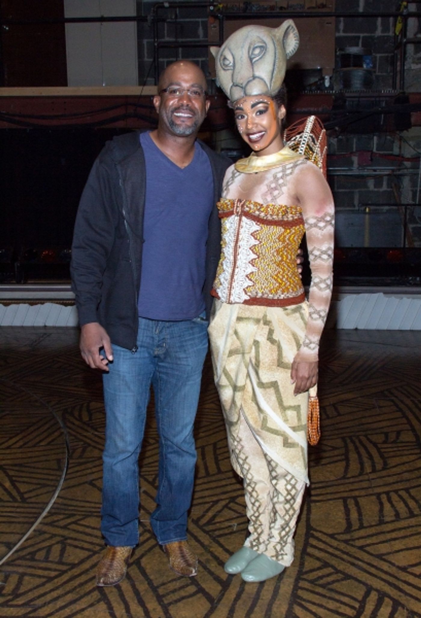 Photo Coverage: Darius Rucker Visits THE LION KING  Image