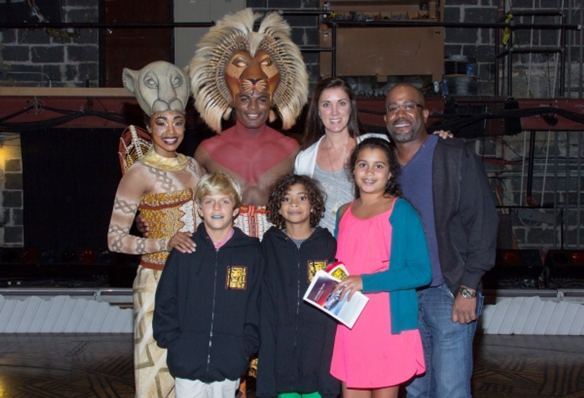 Chantal Riley, Andile Gumbi, Darius Rucker and family at 