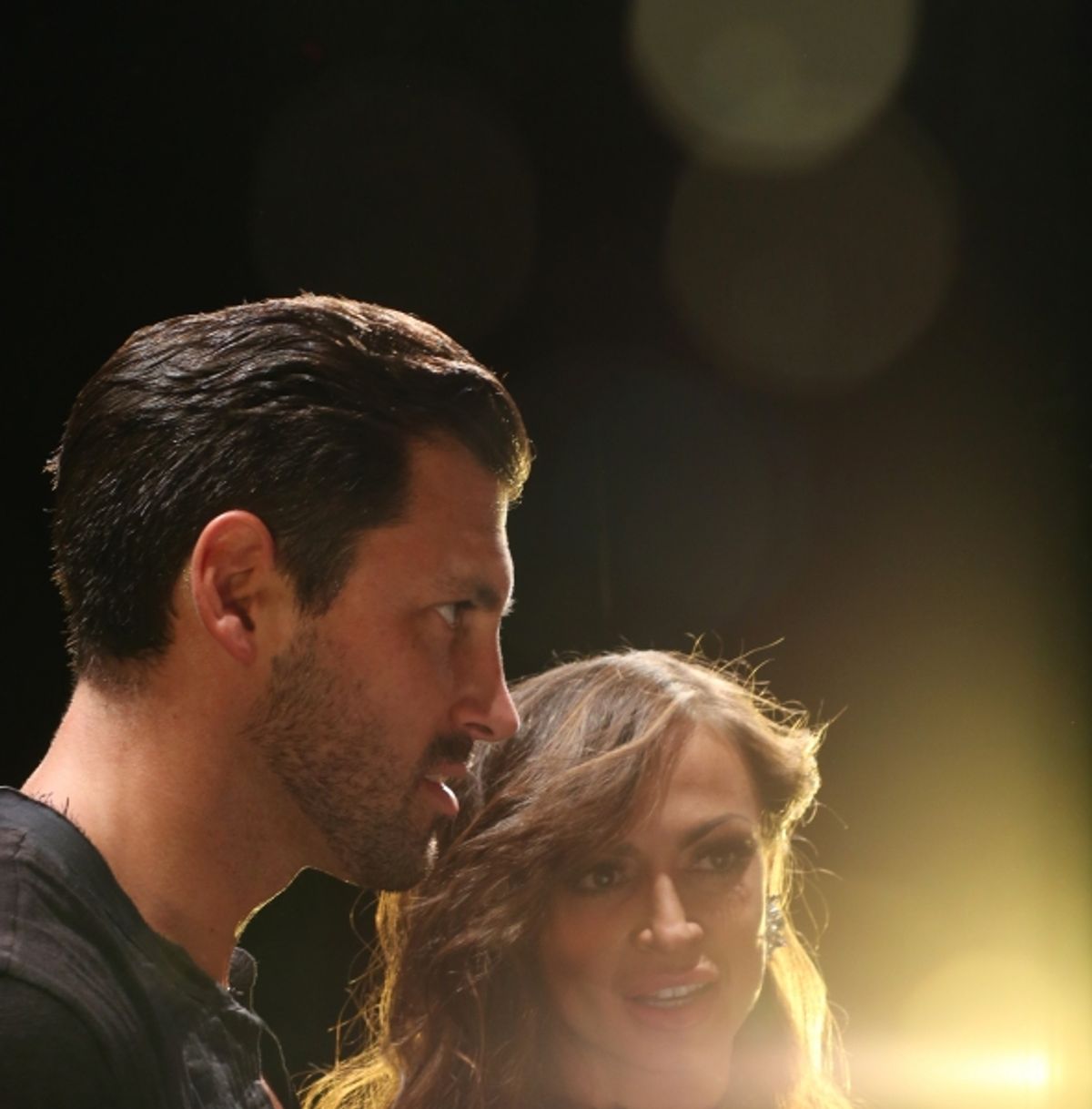 Maksim Chmerkovskiy and Karina Smirnoff at 