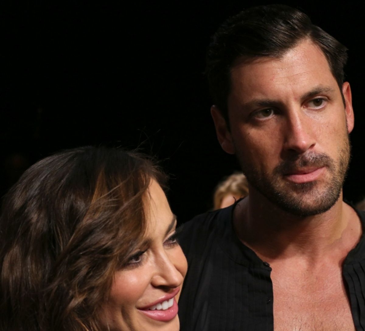 Maksim Chmerkovskiy and Karina Smirnoff at 