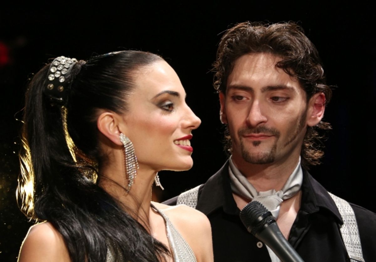 Victoria Galoto and Juan Paulo Horvath at 