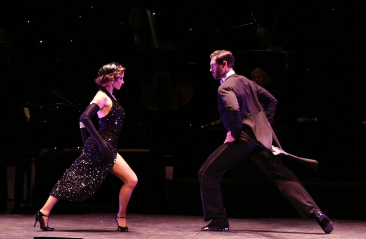 Maksim Chmerkovskiy and Karina Smirnoff at 