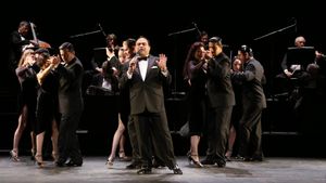 Gilberto Santa Rosa with ensemble cast @ BroadwayWorld Gilberto Santa Rosa with ensemble cast Photo